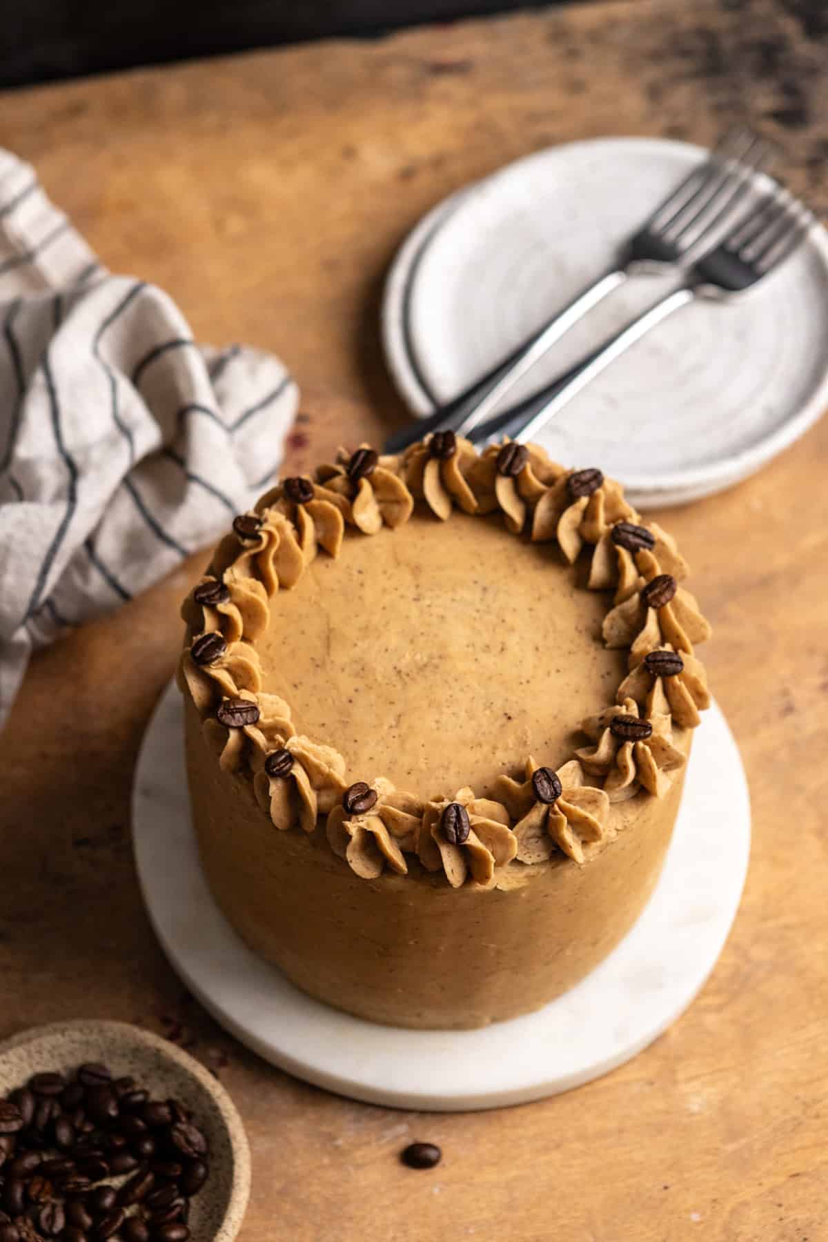 Chocolate Cake with Espresso Buttercream