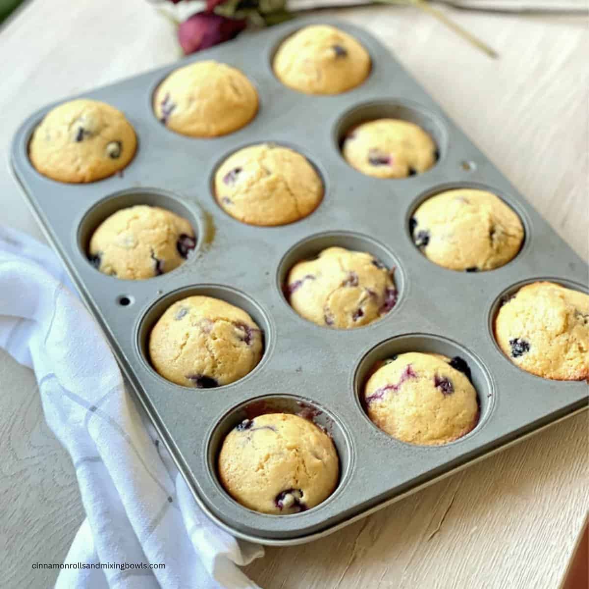 Kamut Blueberry Muffins