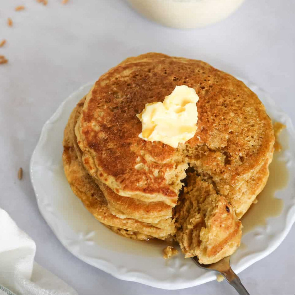 Sourdough Kamut Pancakes